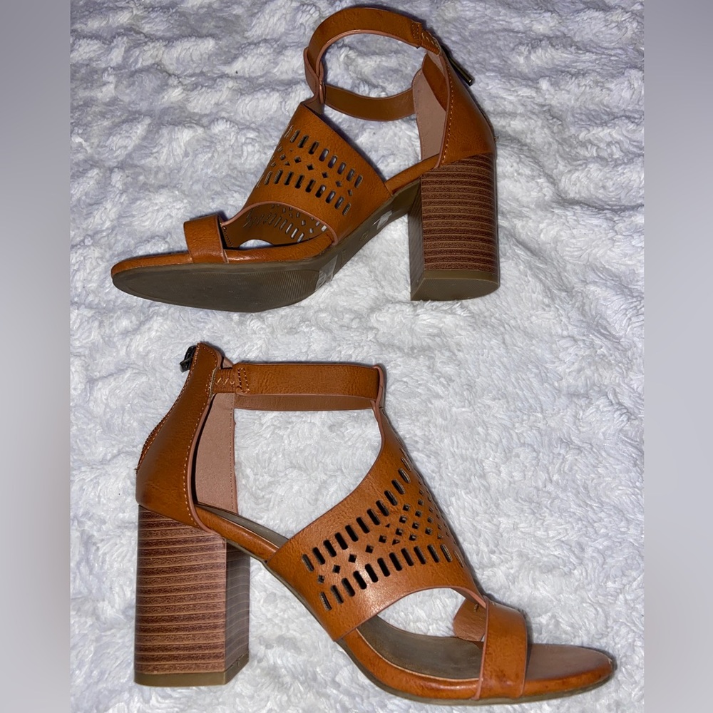 Bamboo Cutout Heels